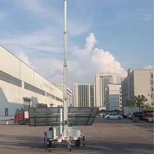 Châssis mobile solaire pour remorque avec système de levage électrique, système d'alimentation solaire, caméra de surveillance CCTV et stockage cloud - Product Image 3