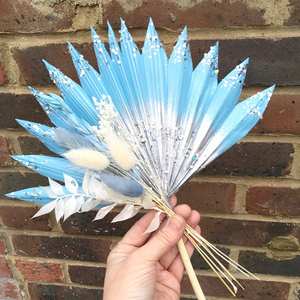 Décoration de gâteau, glace, bleu, siphon, fleurs séchées, toppers de cupcakes - Product Image 3