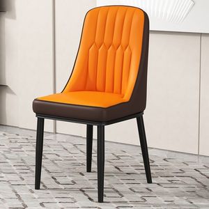 Vente en gros de chaises de <span class=keywords><strong>salle</strong></span> à <span class=keywords><strong>manger</strong></span> modernes en cuir rembourrées hôtel restaurant design nordique blanc <span class=keywords><strong>noir</strong></span> à vendre - Product Image 1