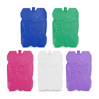 Packs de glace réutilisables longue durée pour boîtes à lunch, camping, briques de glace pour congélateur