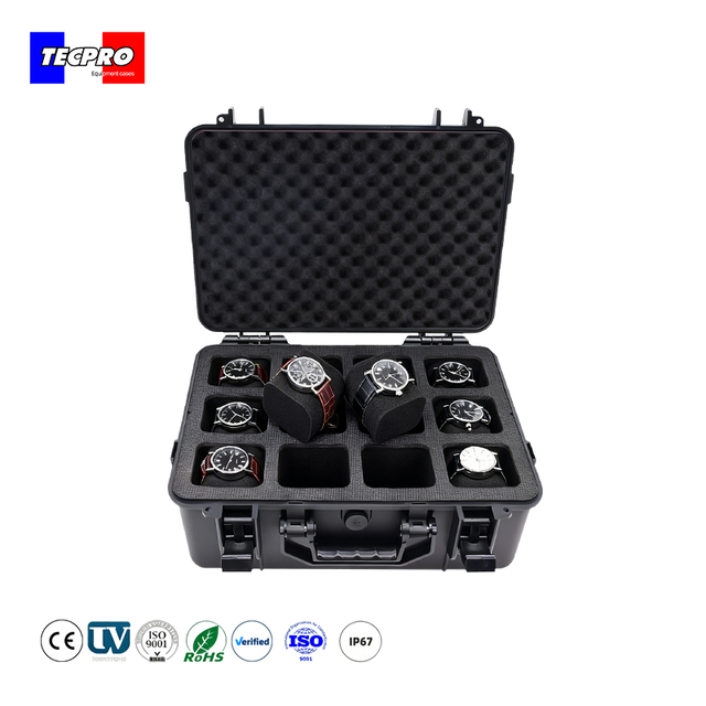 ABS High Tightness Outdoor Equipment Protection Multifunction Hard Toolbox Cut Foam Safety Case Handle Customized Color IP67