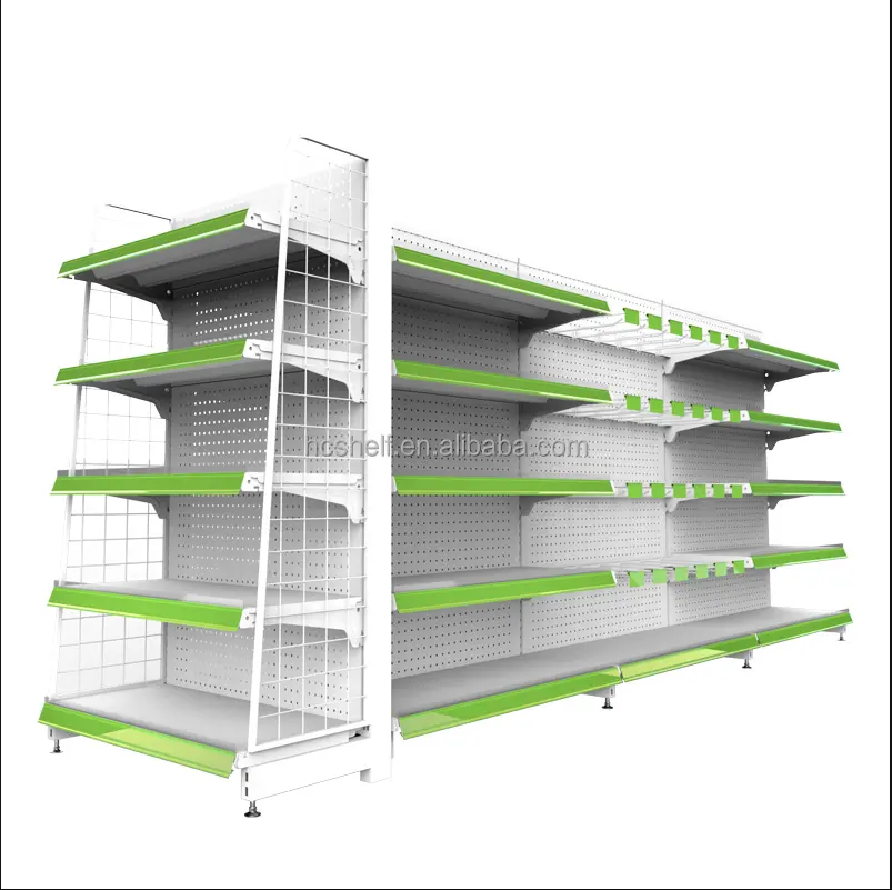 Moderne Supermarkt Display Rack Verstelbare Plank Supermarkt Schappen