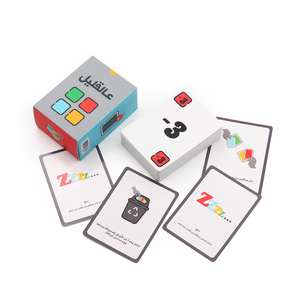 Venta al por mayor 60 piezas 100 piezas por juego de tarjetas de papel recubiertas de buena calidad tarjetas educativas para niños - Product Image 4
