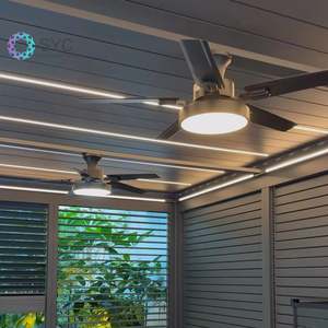 OEM nhà máy hiện đại ngoài trời bioclimatic pergola nhôm louver 3x3 3x4 4x4 6x4 m sơn tĩnh điện khung thiên nhiên áp lực điều trị - Product Image 4