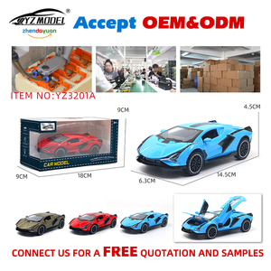 YZMODEL Modellino Auto in Scala 1/32 FKP 37 Hypercar, con Luci e Suoni, Porte Apribili, in Metallo, a Trazione Posteriore, con Batteria al Litio - Product Image 6