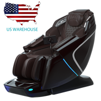 Sillón de Masaje de Lujo 4D para Todo el Cuerpo, Gravedad Cero, Inteligencia Artificial, Automático, Estiramiento Tailandés 3D, Pista SL, Eléctrico, Shiatsu
