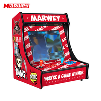 Mini Machine d'arcade de table à 2 joueurs, Machine de jeu de combat de rue rétro Portable Commercial à pièces de monnaie