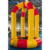 Trampoline à l'élastique de sports nautiques de plein air personnalisé de qualité commerciale trampoline gonflable pour enfants