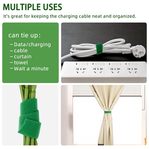 Sangle de plante de vente chaude crochet et boucle de reliure sangle de jardinage utilisée à plusieurs reprises pour grimper et réparer les plantes vertes endommagées - Product Image 3