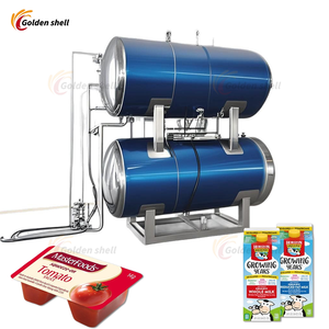 Mesin sterilisasi Retort otomatis vakum tinggi, model Putar Mini untuk pengemasan makanan, mesin sterilisasi uap otomatis suhu tinggi - Product Image 3