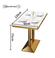 Ensemble de meubles de salle à manger en fer moderne et durable avec table et chaises pour la maison et les salons de thé/cafés