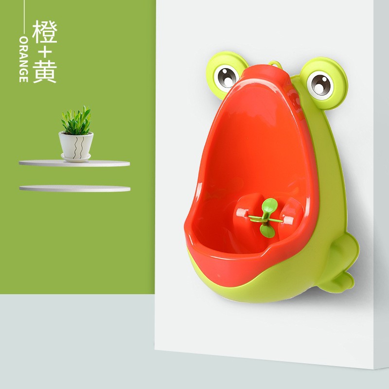 Frog urinal - grass green (with legs)
