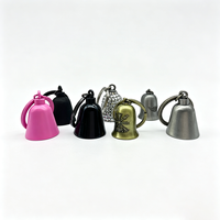 Prix usine personnalisé moto cloche Souvenirs Vintage cloche porte-clés personnalisé 3D artisanat petite cloche porte-clés vélo pendentif