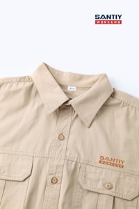 Garantía de calidad Ropa DE SEGURIDAD Ropa DE TRABAJO Ropa de seguridad de sarga fina antiestática para seguridad industrial - Product Image 3