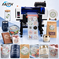 Imprimante d'étiquettes en cristal UV DTF couleur Faith pour transfert de films PET, idéale pour l'impression de petites séries