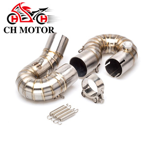 Tubo de Enlace Medio para Silenciador de Escape de Motocicleta para Honda CBR1000RR Escape CBR <span class=keywords><strong>1000RR</strong></span> 2008 2009 2010 2011 <span class=keywords><strong>2012</strong></span> a 2016 Slip-on - Product Image 1