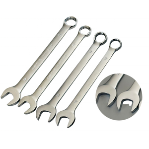 Llave de trinquete de doble propósito con acabado cromado pulido a espejo, que ahorra esfuerzo y es resistente a la oxidación, con caja abierta - Product Image 1