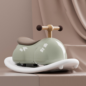 Sin Pedal 4 ruedas silenciosas asiento suave primer montar en coche juguetes bebé equilibrio bicicleta para niños niñas - Product Image 4