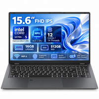 Ordinateur portable Intel Core Ultra 5 125U 15,6 pouces 16 Go LPDDR5 512 Go SSD Win11 Office 2024 WiFi6 Clavier rétroéclairé SKD CKD Portatil