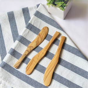 del medio ambiente accesorios de cocina herramientas creativa alta calidad de madera de olivo cuchillo de mantequilla - Product Image 4