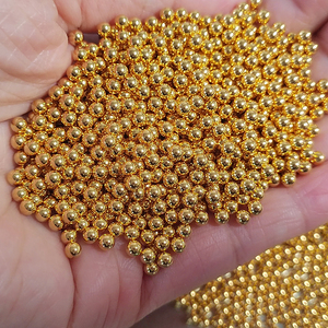 Bolas Doradas Brillantes de Acero Inoxidable 304 de Alta Calidad, 4 mm de Diámetro, Chapadas en Oro de 24K, Marca Decok, Duraderas - Product Image 1