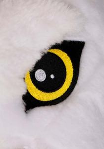 Sombrero de Peluche de Águila - Gorro Blanco Peludo con Pico Amarillo, Accesorio para Fiestas/Cosplay - Product Image 4