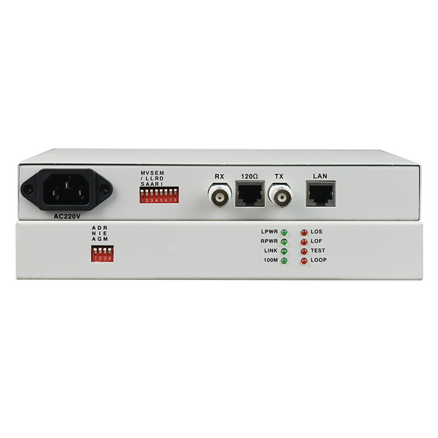 G.703 E1 Ethernet Converter FE Ethernet E1 Reliable Data Transmission for 5G Networks POE IP FTTH RJ45 Connector 1550nm