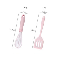 Stoviglie nuove 5 pezzi in Silicone Mini spatola da cucina antiaderente cucchiaio da zuppa vanga Set utensili da cucina strumento Gadget