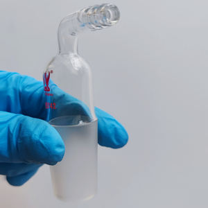 Adaptateur <span class=keywords><strong>de</strong></span> laboratoire en verre borosilicate CS Labglass avec joint interne et raccord <span class=keywords><strong>de</strong></span> tuyau à angle <span class=keywords><strong>de</strong></span> 90 degrés - Product Image 4