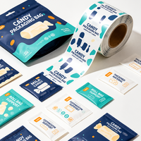 Sachets Doypack Personnalisés pour Bonbons et Aliments pour Animaux – Sachet Refermable Anti-humidité en BOPP/AL/PE Métallisé avec Trou de Suspension