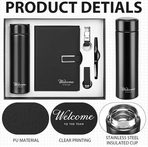 Set de Regalo de Bienvenida para Nuevos Empleados de 6 Piezas, Incluye Caja de Regalo, Cuaderno, Bolígrafo, Vaso Térmico y Memoria USB - Product Image 3