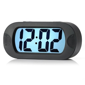 KH-CL010 Bàn Đèn Nền Không Thể Phá Vỡ Silicon Snooze Điện Tử Kỹ Thuật Số Đồng Hồ Báo Thức Với Thêm Màn Hình LCD Lớn - Product Image 1