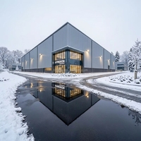 Bâtiment d'entrepôt préfabriqué en structure métallique lourde pour pont en structure métallique avec services de soudage et de découpe