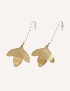 Pendientes Minimalistas de Acero Inoxidable Color Dorado, Ligeros y Cómodos, YXQ E183 - Product Image 2