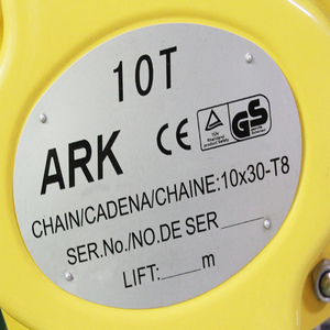 5T/5000kg chuỗi khối với chuỗi thép bền cho các ứng dụng nâng hạng nặng de Series Mini Hướng dẫn sử dụng chuỗi Palăng/chuỗi khối - Product Image 6