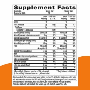 Gommes vitaminées petit ours pour enfants vitamines composées C D3 pour les adolescents soutien immunitaire et promotion de la croissance dosage de bonbons gommeux - Product Image 3