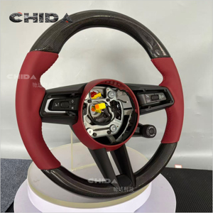 พวงมาลัยคาร์บอนไฟเบอร์แบบกำหนดเองสำหรับรถยนต์ Porsche 911 718 Cayman 718 <span class=keywords><strong>GTS</strong></span> 918 Spyder CARRERA GT <span class=keywords><strong>Cayenne</strong></span> MACAN Panamera - Product Image 5