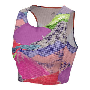 เสื้อกล้ามคอวีผู้หญิง คุณภาพสูง สกรีนโลโก้ตามสั่ง ผ้าทอแห้งเร็ว ระบายอากาศดี แบบซับลิเมชั่น - Product Image 5