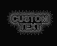 Motif thermocollant personnalisé en strass pour vêtements, patch DIY à presser à chaud pour la décoration de vêtements