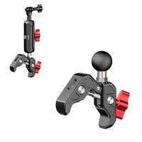 OEM Factory Custom Action Kamera klemm halterung für Fahrrad-/Fahrrad-/Motorrad lenker Pole Stativ rohr Cross bar Gimbal Rods