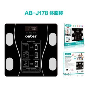 Báscula Digital de Grasa Corporal Aerbes SPU_0104 Inteligente con Pantalla LCD, Capacidad de 180 kg, Batería para Uso Doméstico y Fitness - Product Image 2