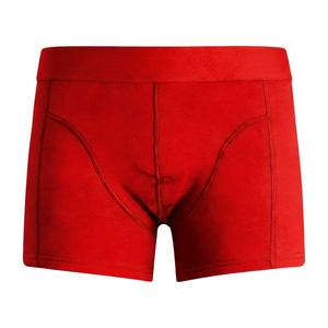 <b>Custom</b> Embroidered Logo Men's Breathable Modal Eco-Friendly Knitted <b>Boxers</b> Briefs Disposable Underwear - Product Image 3