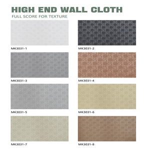 Rivestimento Murale in PVC Impermeabile Grigio-Bianco Chiaro con Linee Astratte, Non Lucido, <span class=keywords><strong>per</strong></span> Design d'<span class=keywords><strong>Interni</strong></span> Minimalista in Hall e Hotel - Product Image 4