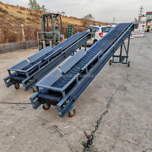 Transportador de correa de transporte de nailon para levantar y bajar línea de flujo de grano de Piedra de Arena material de correa de goma de descarga - Product Image 4