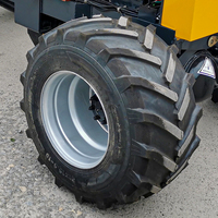 1-tons mini diesel palmolie transport betonkipper 4WD palmvruchtentractor met kerncomponenten voor landbouwlocaties