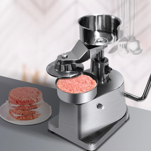 Machine manuelle de formage de burgers et de galettes de viande en acier inoxydable 304 avec pompe/presse à galettes - Product Image 4