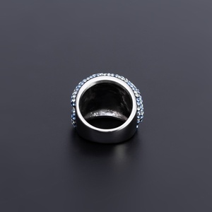 Women's Shiny Stainless Steel Engagement Wedding <b>Ring</b> Paved CZ Zircon Fashion Jewelry Finger <b>Ring</b> - Product Image 6