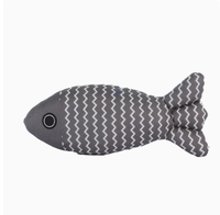 Jouet interactif pour chat en peluche, simulation de poisson, avec laser, herbe à chat et accessoires pour le nettoyage des dents
