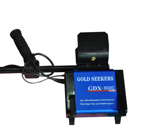 Détecteur de métaux portatif original GDX8000 DD Coil, certifié ROHS, modèle plus récent que le <span class=keywords><strong>GFX7000</strong></span>, meilleur détecteur d'or, noir/bleu - Product Image 4