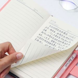 Wholesale Linen Texture <b>Leather</b> Password Lock Journal A5 A6 Softcover Ruled Lined Pages Wiriting Notebook Lock Code Travel <b>Diary</b> - Product Image 3